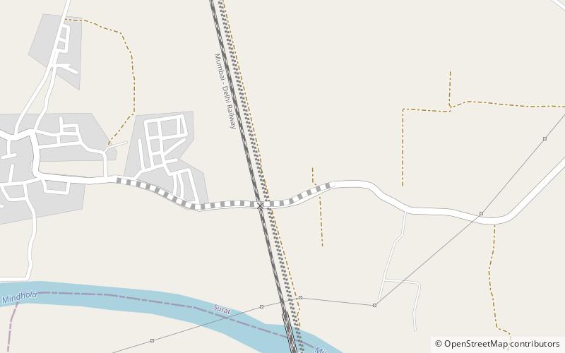 pandesara surat location map