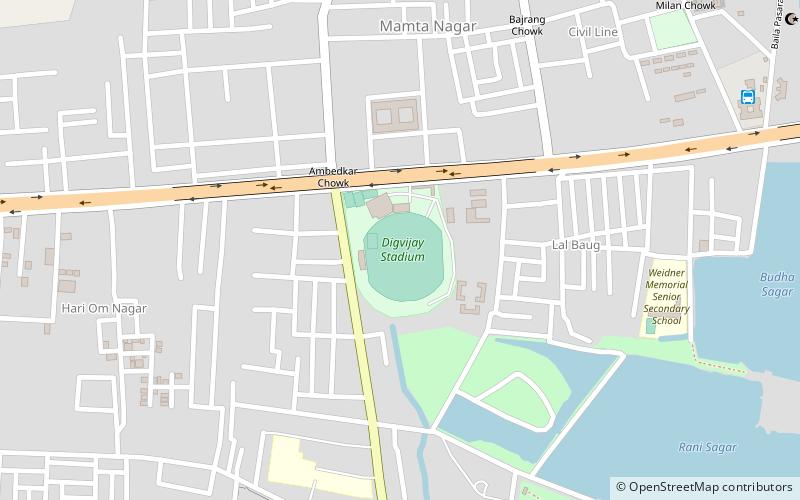 digvijay stadium location map
