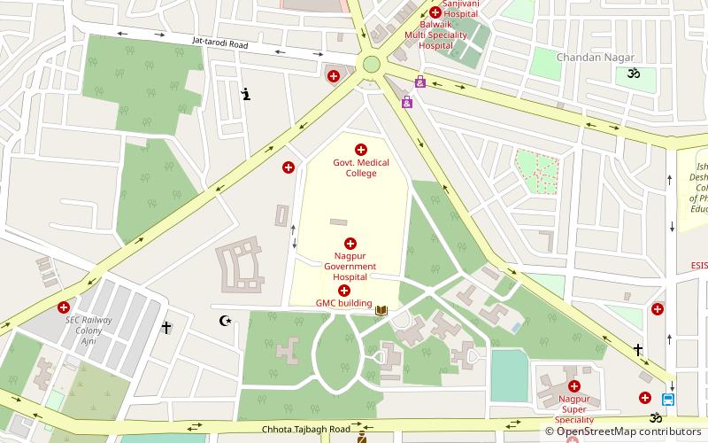 government medical college nagpur location map
