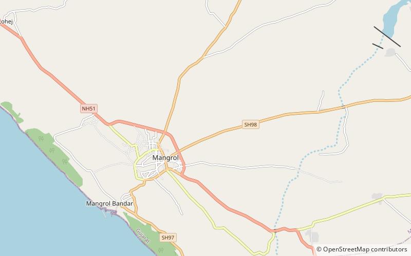 mangrol state location map