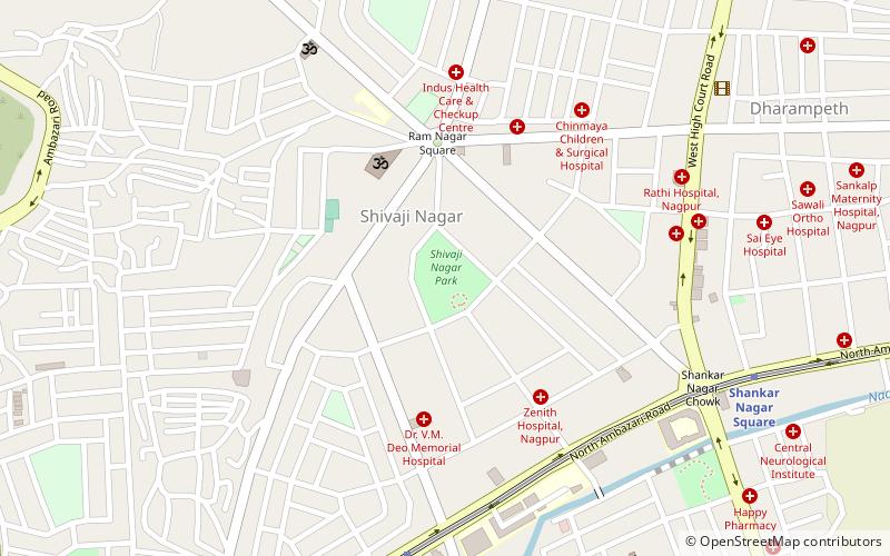 shivaji science college nagpur location map