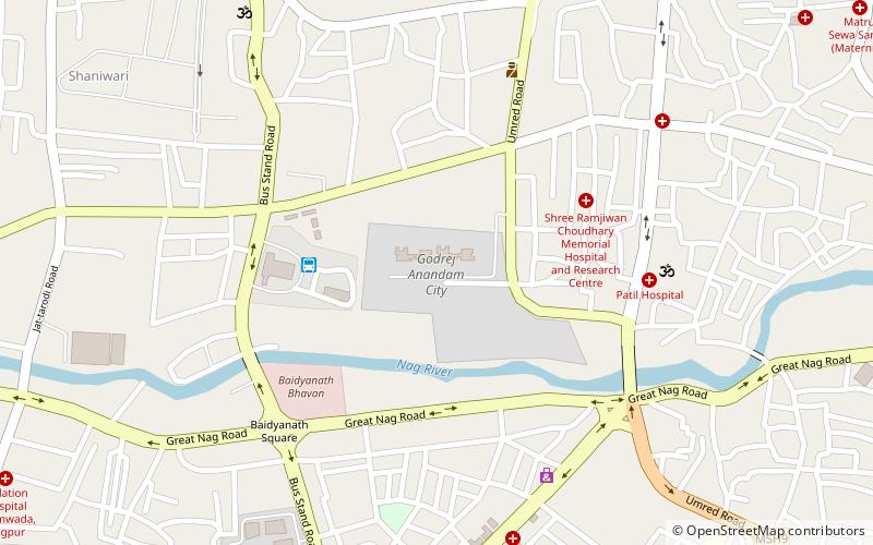 godrej anandam nagpur location map