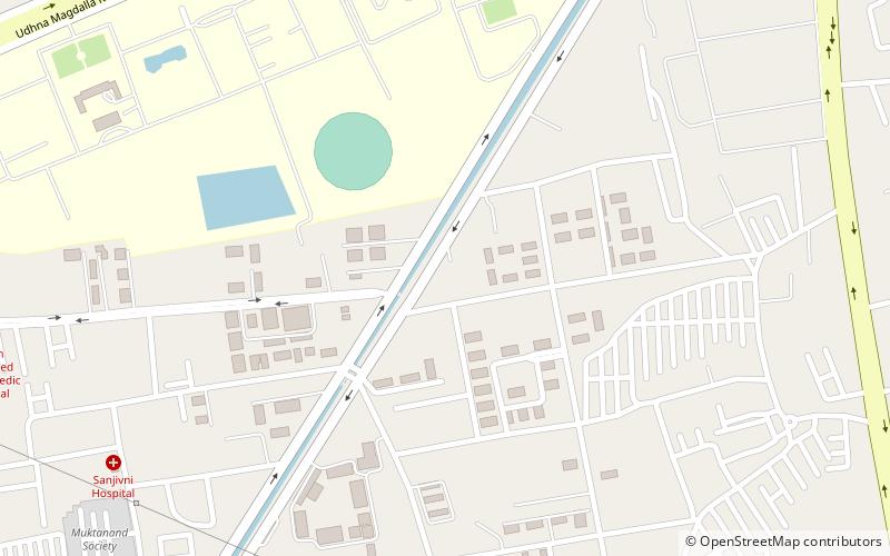 Veer Narmad South Gujarat University location map