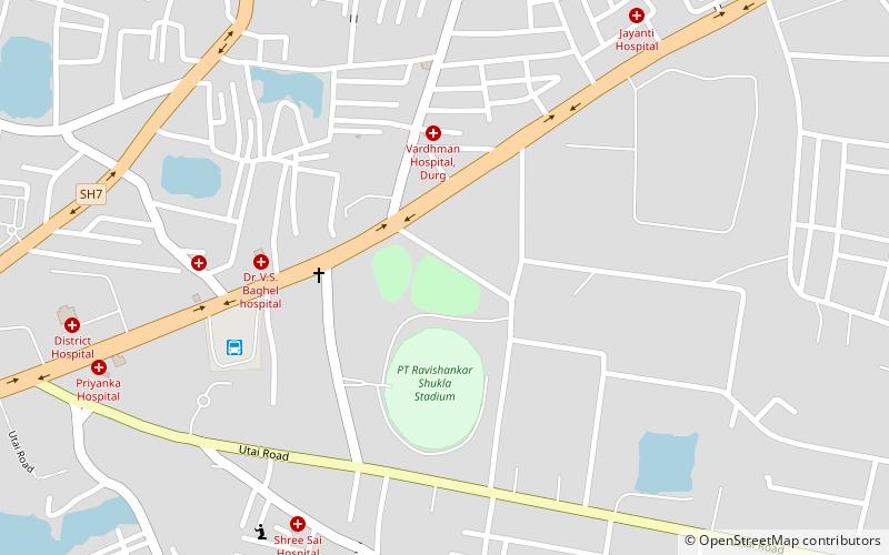 nana nani park bhilai location map