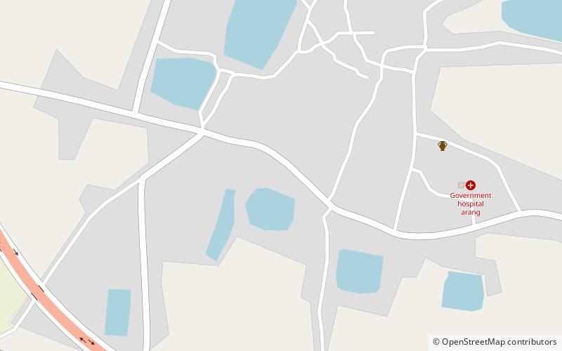 mahamaya temple arang location map
