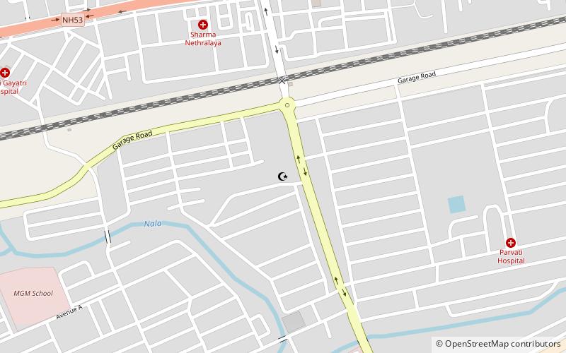 Jama Mosque location map