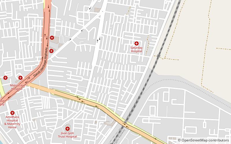 amroli surate location map