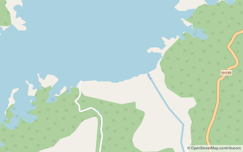 Garbaldi Dam location map