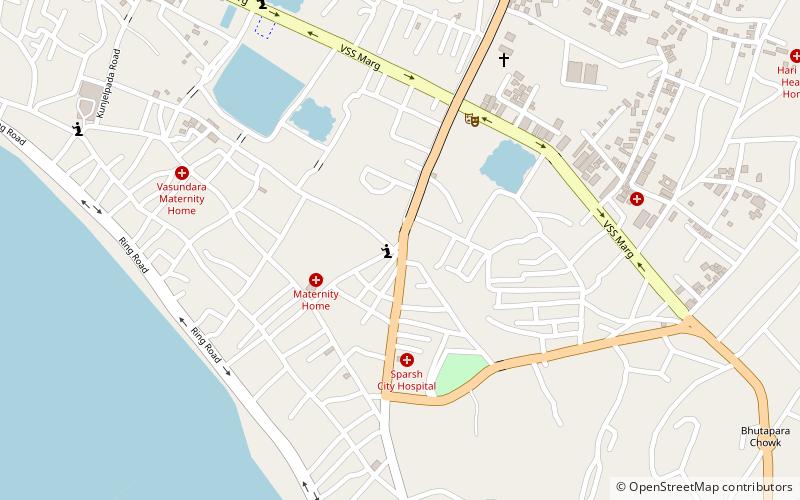 golebazar chowk sambalpur location map