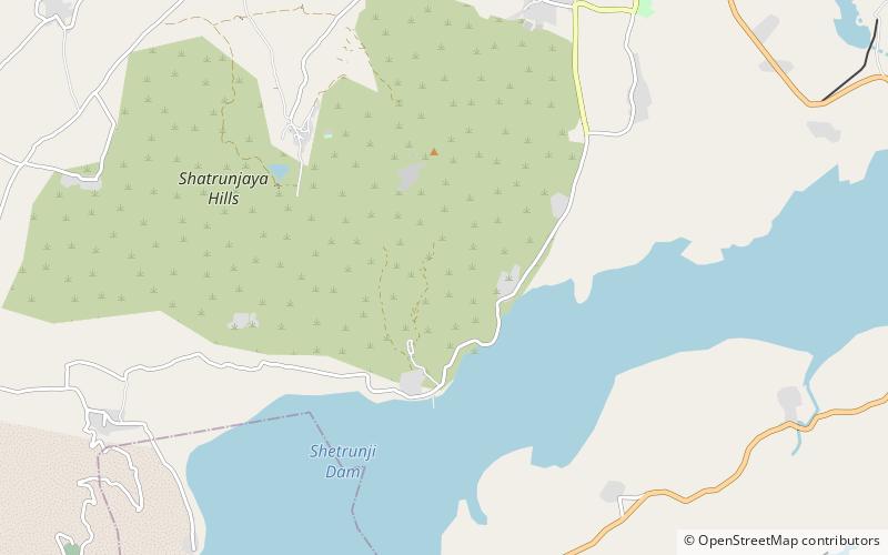 Shatrunjaya location map