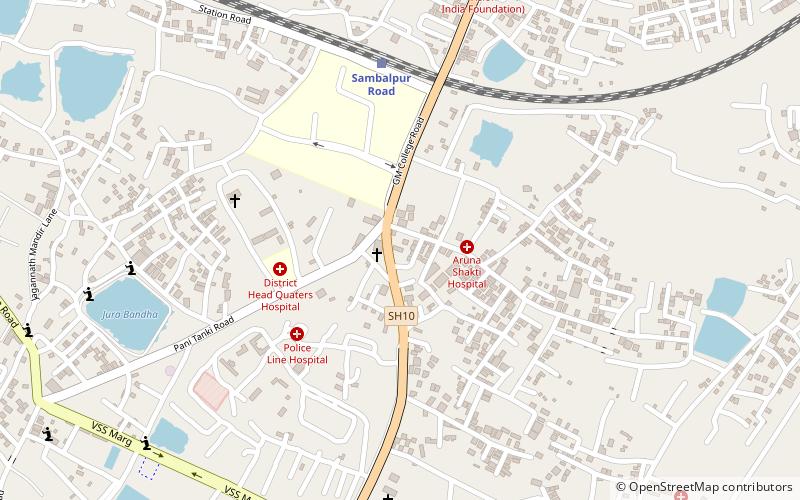 kalyan plaza sambalpur location map