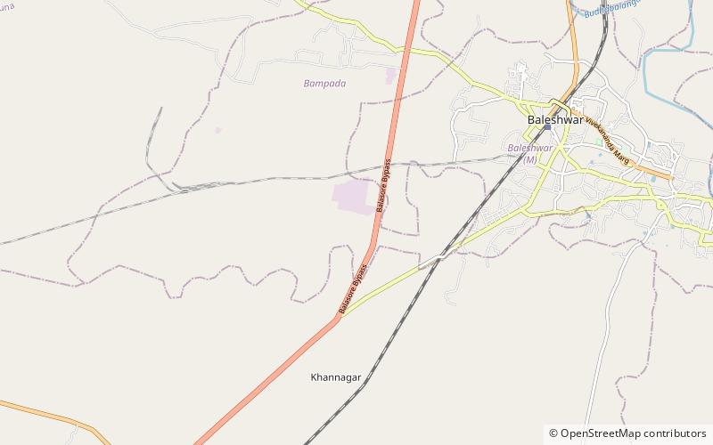 Baneswara Temple location map