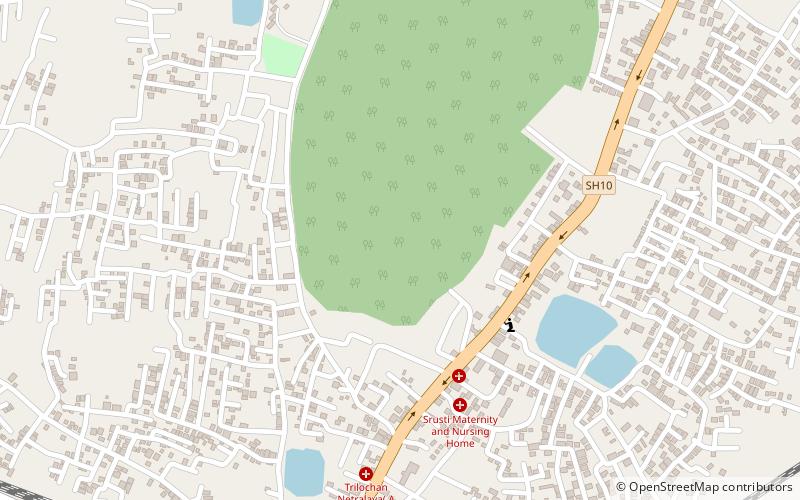 budharaja temple sambalpur location map