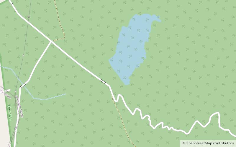 Willingdon Dam location map