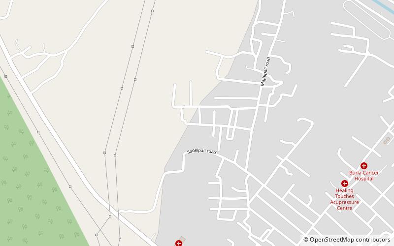 Burla location map