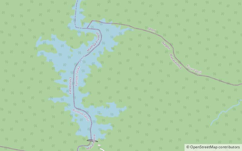 Parc national de Pench location map