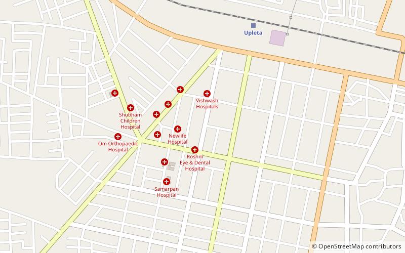 Upleta location map