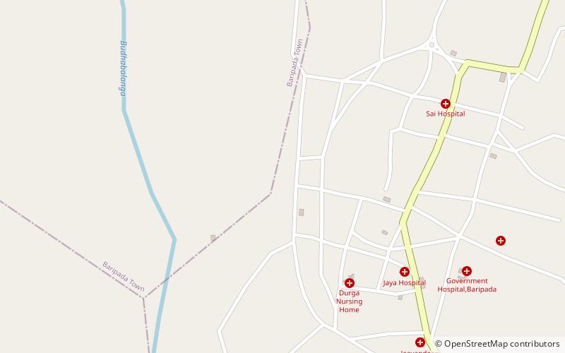 mayurbhanj palace baripada location map