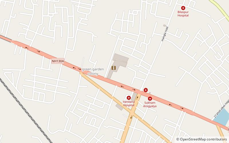 36 city mall bilaspur location map