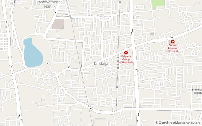 tandalja vadodara location map