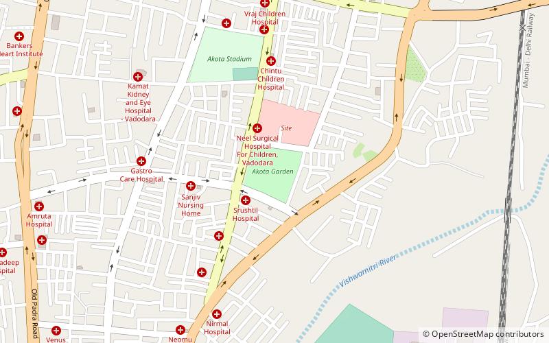 Akota location map