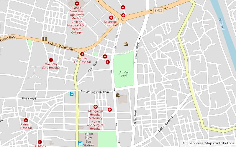 jubilee park rajkot location map