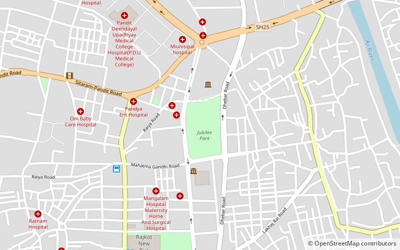 jubilee garden rajkot location map