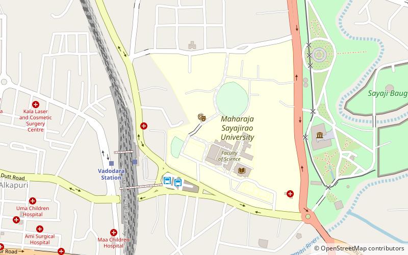 Maharaja Sayajirao University of Baroda location map