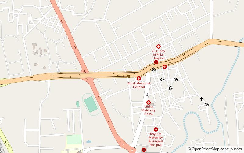 seven seas mall vadodara location map