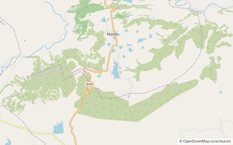 sagar talab mandu location map
