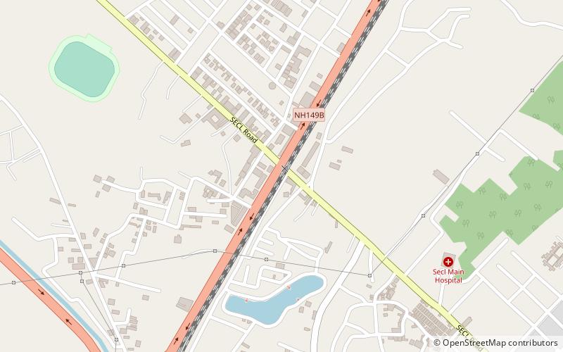 Korba location map