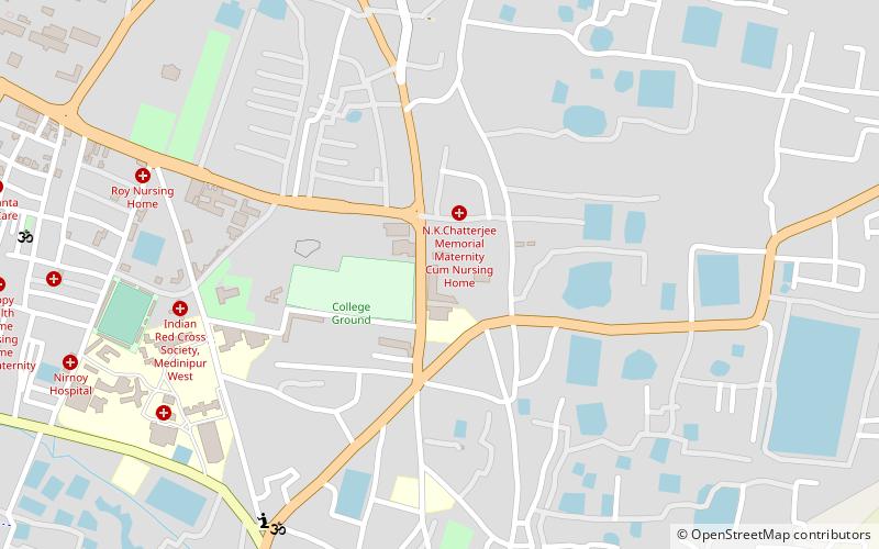 Midnapore College location map