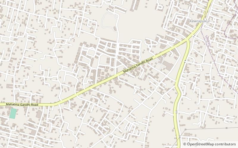 Mahatma Gandhi Road location map
