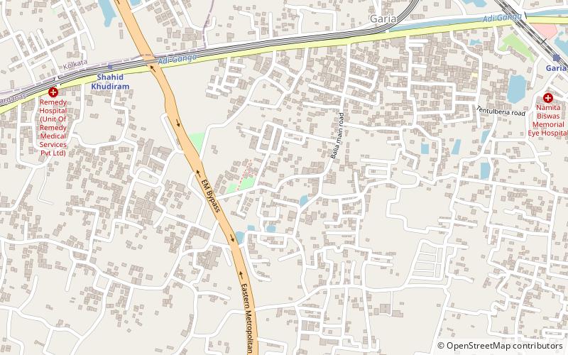 Garia location map