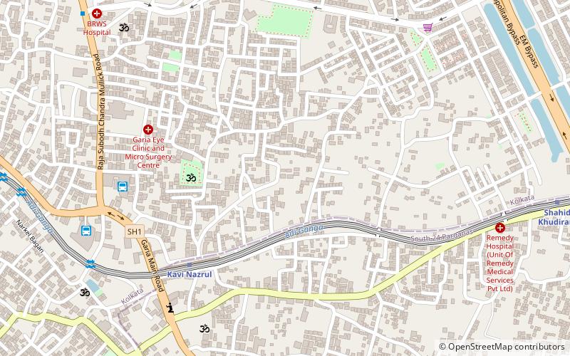 naktala calcuta location map
