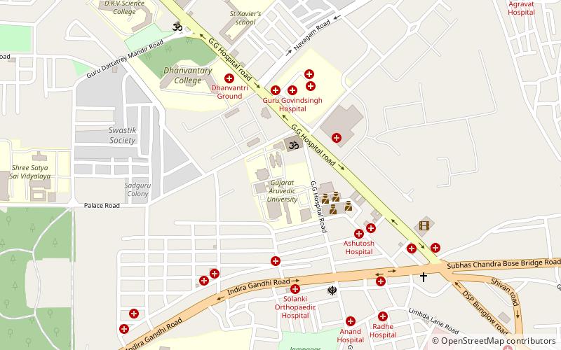 Gujarat Ayurved University location map