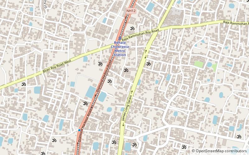 barisha calcuta location map