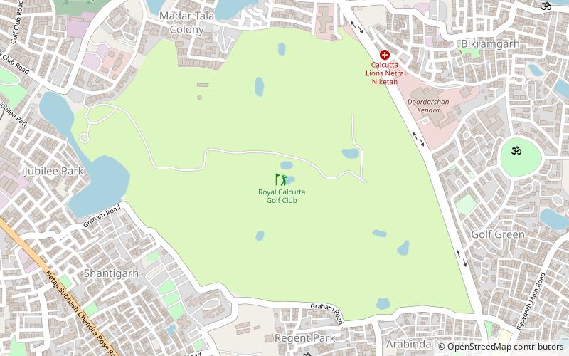 royal calcutta golf club kolkata location map