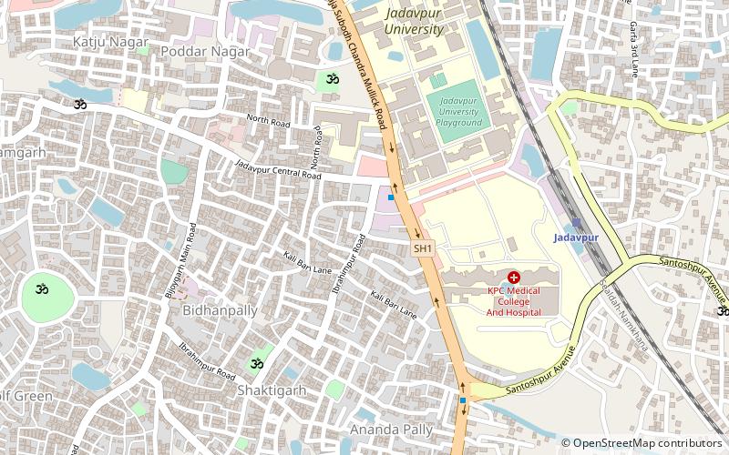 katju nagar calcutta location map