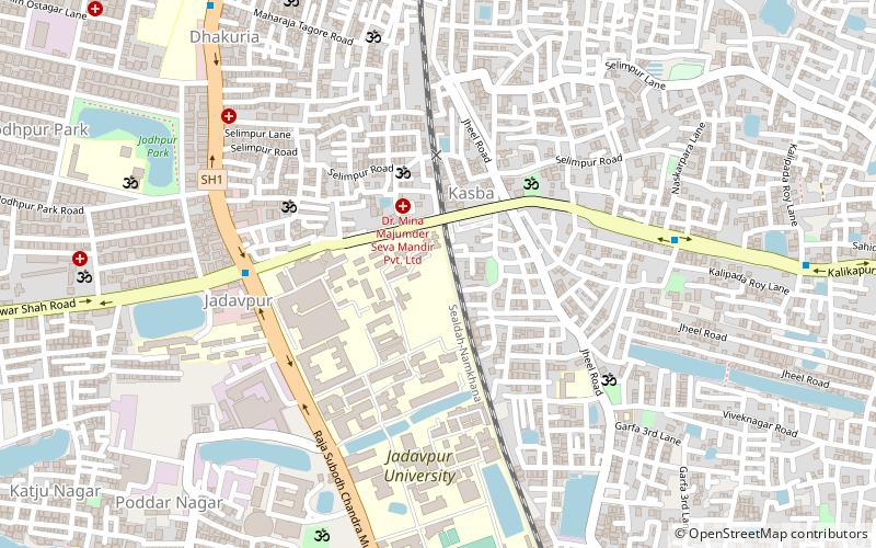 garfa calcutta location map
