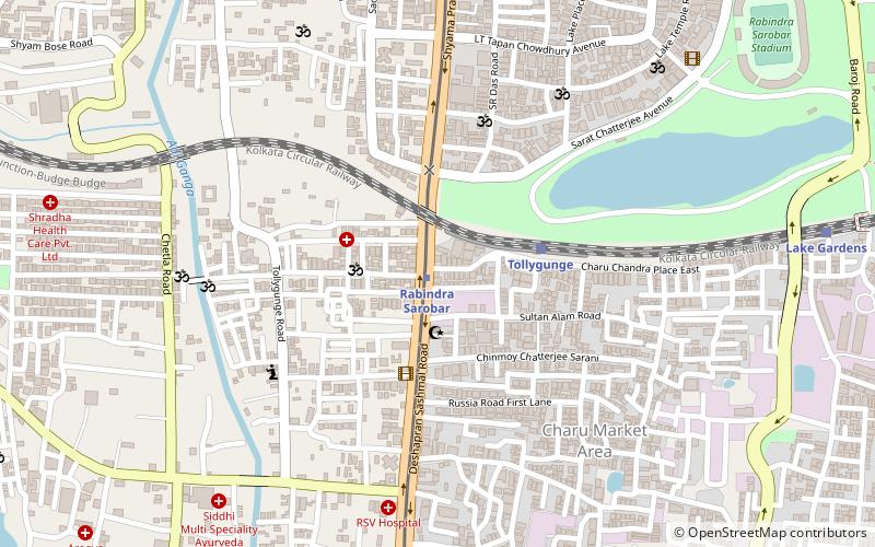 charu market calcutta location map