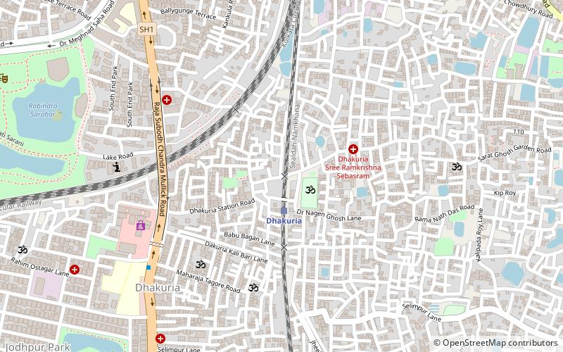 Dhakuria location map