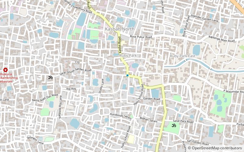 kabardanga calcuta location map