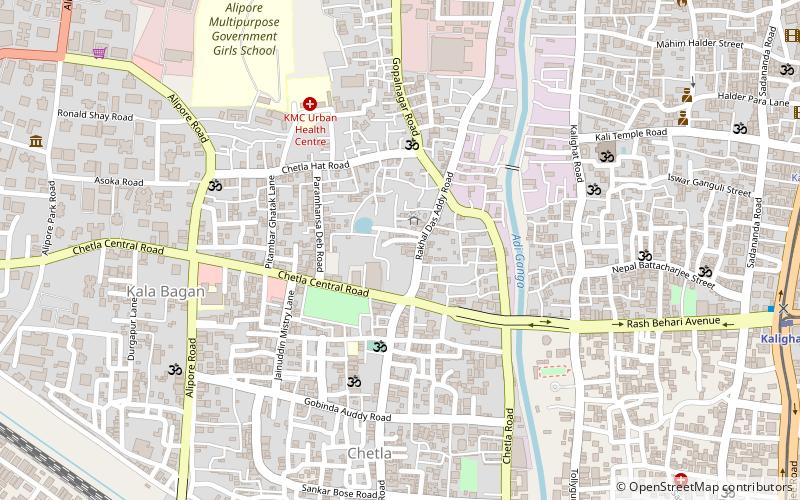 chetla calcuta location map