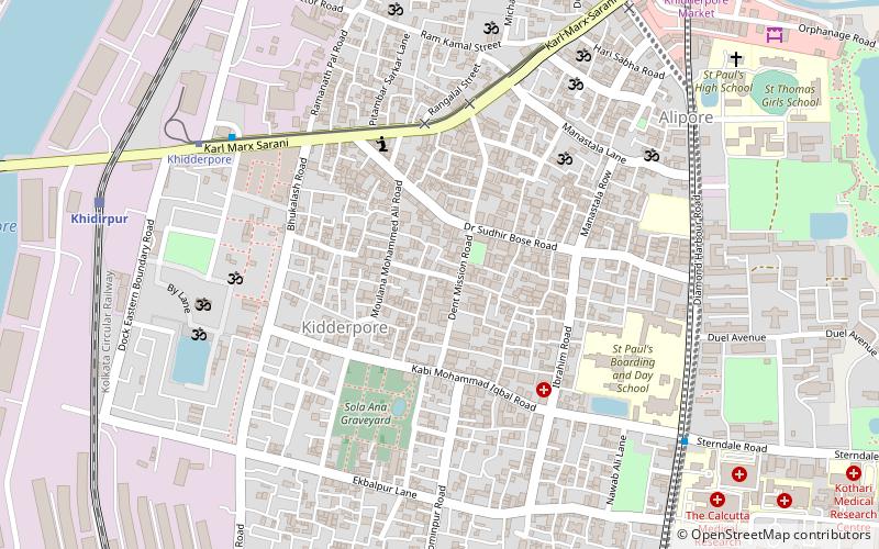 ekbalpur kolkata location map