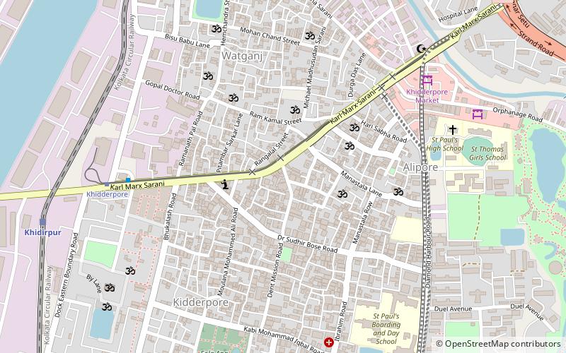 fancy market kolkata location map