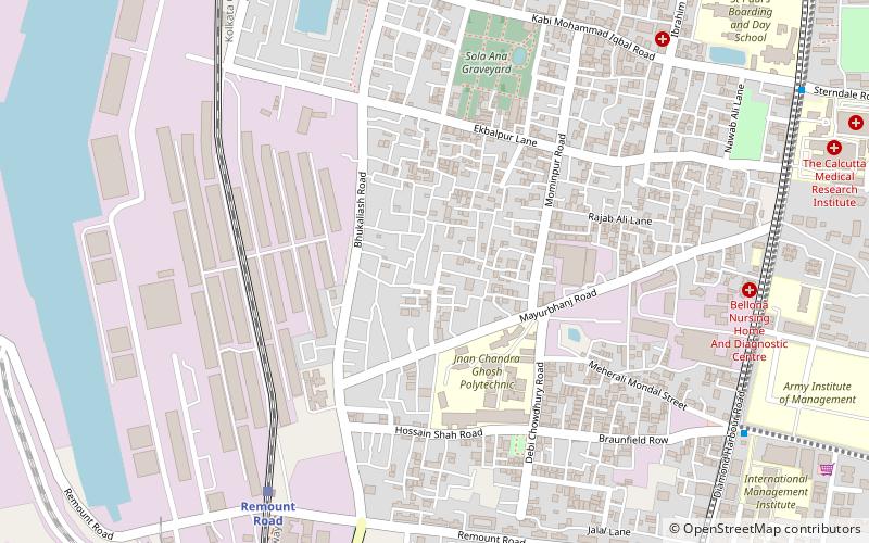 kidderpore calcutta location map