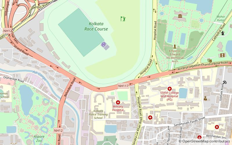 Neighbourhoods in Kolkata Metropolitan Area location map