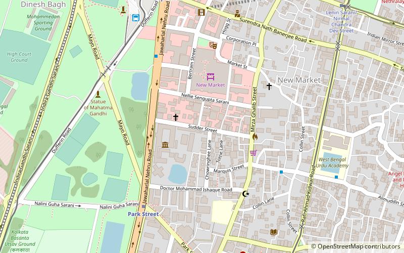 Sudder Street location map