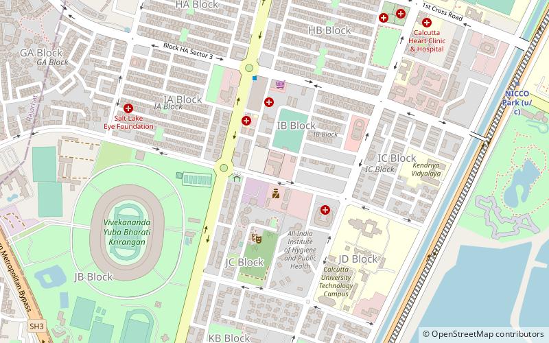 maulana abul kalam azad institute of asian studies calcuta location map